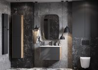 Товар: Тумба под раковину Aquaton Сохо 75 подвесная Дуб веллингтон Графит софт арт-1A258101AJA00 - фото 4 Тумба под раковину Aquaton Сохо 75 подвесная Дуб веллингтон Графит софт арт-1A258101AJA00 — фото 4, Тумбы под раковину