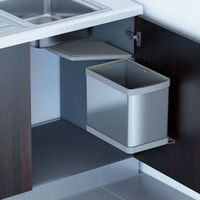 Товар: Ведро для мусора Alveus Albio 16L Хром арт-224311 - фото 2 Ведро для мусора Alveus Albio 16L Хром арт-224311 — фото 2, Мусорные ведра