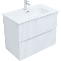 Тумба под раковину Aquanet Джейн 80 подвесная Белая матовая арт-313286 — фото 5, Тумбы под раковину