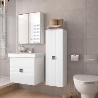 Зеркальный шкаф Style Line Амарант 60 Белый глянец арт-ЛС-00000351 — фото 6, Зеркальные шкафы в ванную