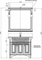 Зеркало Aquanet Валенса 100 Белое арт-180290 — фото 5, Зеркала в ванную комнату
