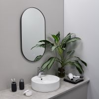 Товар: Зеркало Fixsen Led 40х80 с подсветкой Графит с сенсорным выключателем и диммером арт-FX-3080F - фото 3 Зеркало Fixsen Led 40х80 с подсветкой Графит с сенсорным выключателем и диммером арт-FX-3080F — фото 3, Зеркала в ванную комнату