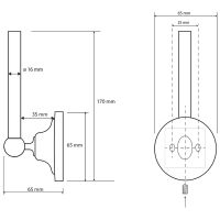 Держатель запасного рулона Bemeta Retro chrom Хром арт-144312032 — фото 2, Держатели для запасных рулонов
