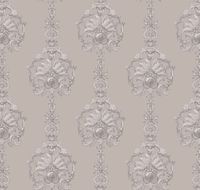 Обои Milassa Classic Флизелин (1*10,05) Коричневый/Серый, Вензель/Орнамент арт-LS1 012 — фото 1, Обои для стен