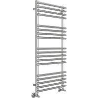 Водяной полотенцесушитель Terminus Кремона П18 500х1200 Хром, нижнее подключение, G 1/2" ВР, с комплектом вентилей арт-4670078530684 — фото 1, Водяные полотенцесушители