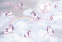 Фреска детская Ortograf Little Friends 34365 Фактура флок FLK Флизелин (4*2,7) Сиреневый, Мультимедия/Животные арт-34365 (флок FLK) — фото 2, Фрески