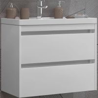 Тумба под раковину Opadiris Фреш 70 подвесная Белая арт-00-00007086 — фото 1, Тумбы под раковину