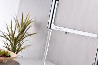 Смеситель для кухни Paulmark Tornado Хром Черный арт-To213402-CR — фото 8, Смесители для кухни