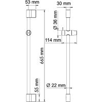 Товар: Душевая штанга WasserKRAFT Aisch Золото матовое арт-A190 - фото 5 Душевая штанга WasserKRAFT Aisch Золото матовое арт-A190 — фото 5, Штанги для душа