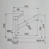 Смеситель для кухни Webert Master Хром арт-MS941002015 — фото 2, Смесители для кухни