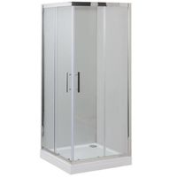 Душевой уголок Aquanet Delta Cube NPE1142 90x90 профиль Хром, стекло прозрачное арт-183212 — фото 1, Квадратные душевые уголки