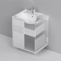 Товар: Тумба под раковину AM.PM Func 60 подвесная Белая матовая арт-M8FFUX0602WM - фото 6 Тумба под раковину AM.PM Func 60 подвесная Белая матовая арт-M8FFUX0602WM — фото 6, Тумбы под раковину