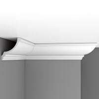 Товар: Карниз Decomaster 2400x165x150 мм арт-96900 - фото 1 Карниз Decomaster 2400x165x150 мм арт-96900 — фото 1, Карнизы