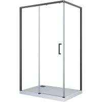 Товар: Душевой уголок Ceruttispa Vito 110x80 B L профиль Черный стекло прозрачное арт-VITO110B-L - фото 2 Душевой уголок Ceruttispa Vito 110x80 B L профиль Черный стекло прозрачное арт-VITO110B-L — фото 2, Прямоугольные душевые уголки