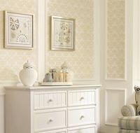 Обои Milassa Joli Флизелин (1*10,05) Белый, Орнамент/Цветы арт-Joli2 001 — фото 2, Обои для стен