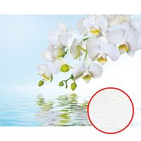 Фреска Ortograf Цветы 5981 Фактура бархат FX Флизелин (3,4*2,7) Белый/Голубой/Зеленый, Цветы арт-5981 (бархат FX) — фото 1, Фрески