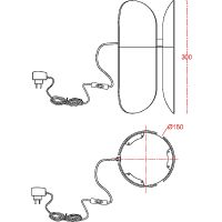 Настольная лампа Maytoni Modern Insight Прозрачная Черная арт-MOD416TL-L6BR3K — фото 5, Настольные лампы