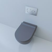 Унитаз Esbano Garcia подвесной Серый матовый с сиденьем Микролифт арт-ESUPGARCGM — фото 5, Подвесные унитазы