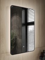 Зеркало Orange Black 50 с подсветкой с сенсорным выключателем арт-BL-50ZE — фото 3, Зеркала в ванную комнату