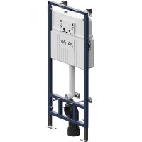 Комплект унитаза с инсталляцией AM.PM Spirit V2.0 FlashClean с сиденьем Микролифт и Белой глянцевой клавишей смыва арт-IS100101.701700 — фото 10, Комплекты унитаз + инсталляция