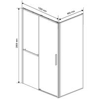 Товар: Душевой уголок Vincea Slim Soft 130x90 профиль Вороненая сталь стекло прозрачное арт-VSR-1SS9013CLGM - фото 5 Душевой уголок Vincea Slim Soft 130x90 профиль Вороненая сталь стекло прозрачное арт-VSR-1SS9013CLGM — фото 5, Прямоугольные душевые уголки