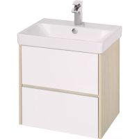 Тумба под раковину Aquaton Сканди 55 подвесная Белый Дуб верона арт-1A251701SDB20 — фото 1, Тумбы под раковину