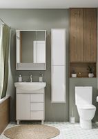 Тумба под раковину Aquaton Рико 60 Белый Ясень фабрик арт-1A213301RIB90 — фото 4, Тумбы под раковину