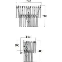 Настенный светильник Maytoni Neoclassic Colonne Латунь арт-MOD093WL-01BS — фото 3, Бра