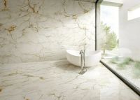 Керамогранит Ariostea Ultra Marmi Bianco Calacatta Levigato Silk 6mm 75х150 см арт-UM6SK157536 — фото 3, Керамогранит