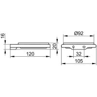Мыльница Keuco Edition 400 11555 059000 Никель шлифованный арт-11555059000 — фото 3, Мыльницы