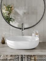 Раковина-чаша Orange 48 Белая глянцевая арт-B05-480W — фото 7, Раковины накладные