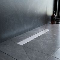 Душевой лоток AM.PM PrimeFlow 50 с решеткой Хром матовый / под плитку Tile арт-W02SC-U11-050-04SB — фото 5, Душевые лотки