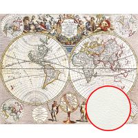 Фреска Ortograf Карты мира 3075 Фактура флок FLK Флизелин (2*1,6) Бежевый, Карты арт-3075 (флок FLK) — фото 1, Фрески