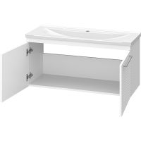 Товар: Тумба с раковиной Brevita Catania 100 подвесная Белая матовая арт-УТ000013910 - фото 4 Тумба с раковиной Brevita Catania 100 подвесная Белая матовая арт-УТ000013910 — фото 4, Тумбы с раковиной