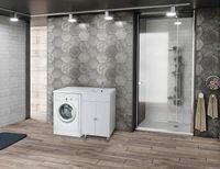 Товар: Тумба Onika Космос 60.11 Белая арт-106019 - фото 2 Тумба Onika Космос 60.11 Белая арт-106019 — фото 2, Тумбы под раковину