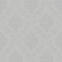 Обои Grandeco Avrora Винил на флизелине (1,06*10,05) Серый/Серебряный, Дамаск арт-A66803 — фото 1, Обои для стен