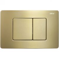 Клавиша смыва Abber Золото матовое арт-AC0120MMG — фото 1, Кнопки смыва