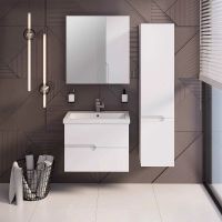 Тумба под раковину Runo Стокгольм 70 подвесная Белая арт-00-00001124 — фото 5, Тумбы под раковину