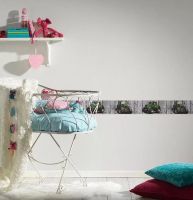 Бордюр детский AS Creation Little Stars Винил на флизелине (0,13*5) Красный/Коричневый, Автомобиль арт-35843-2 — фото 2, Обои для стен