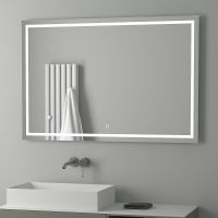 Зеркало Evoform Ledline 80x120 с подсветкой 35.5 W - сенсорный выключатель арт-BY 2438 — фото 2, Зеркала в ванную комнату
