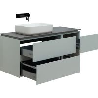 Тумба под раковину Allen Brau Infinity 120 L подвесная Папирус матовый арт-1.21005.PWM — фото 5, Тумбы под раковину