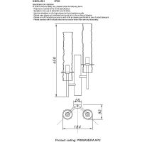 Настенный светильник Crystal Lux Прозрачный Золото арт-PRIMAVERA AP2 GOLD — фото 3, Бра