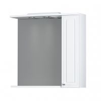 Зеркало со шкафом Damixa RedBlu Palace One 75 с подсветкой Белый арт-M41MPR0751WG — фото 4, Зеркальные шкафы в ванную