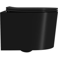 Товар: Унитаз Point Веста подвесной Черный матовый с сиденьем Микролифт арт-PN41701BM - фото 3 Унитаз Point Веста подвесной Черный матовый с сиденьем Микролифт арт-PN41701BM — фото 3, Подвесные унитазы