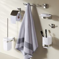 Набор аксессуаров для ванной AM.PM Gem Хром арт-AK90D1806W — фото 2, Наборы аксессуаров для ванной комнаты