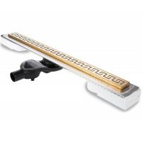 Душевой лоток Berges B1 Antik 800 с решеткой Золото глянец арт-092126 — фото 1, Душевые лотки