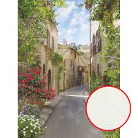 Фреска Ortograf Городской пейзаж 3416 Фактура флок FLK Флизелин (2*2,7) Бежевый/Разноцветный, Город/Пейзаж арт-3416 (флок FLK) — фото 1, Фрески