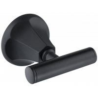 Двойной крючок CeramaLux Biatrichi Черный матовый арт-73001-1 — фото 1, Крючки для полотенец