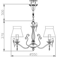 Товар: Люстра Maytoni Elegant Bird Белый антик Льняной арт-ARM013-03-W - фото 8 Люстра Maytoni Elegant Bird Белый антик Льняной арт-ARM013-03-W — фото 8, Люстры
