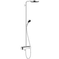 Душевая система Hansgrohe Pulsify S Showerpipe 260 1jet с термостатом Хром арт-24230000 — фото 1, Душевые стойки